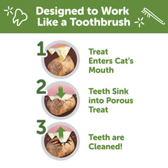 Whimzees Wellness Cat Dental Treats, Natural Chews, Chicken Flavor