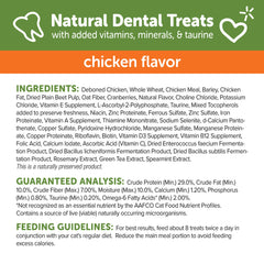 Whimzees Wellness Cat Dental Treats, Natural Chews, Chicken Flavor