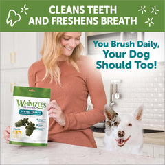 Whimzees Wellness Alligator Dog Dental Treats, Natural Chews, Medium Size
