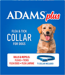 ADAMS Plus Flea & Tick Collar for Dogs – Small (15") & Large (26")