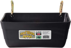 Little Giant® 11" Fence Feeder with Clips – Durable Plastic Feed Trough for Livestock
