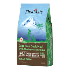 FirstMate Limited Ingredient Grain-Free Duck & Blueberries Dry Cat Food (Kibble)