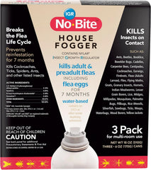 Durvet® No-Bite™ IGR House Fogger – 3 Pack for Flea & Insect Control