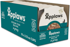 Applaws Natural Ocean Fish in Gravy Wet Cat Food – 10 Pack (2.12 oz Pouches)