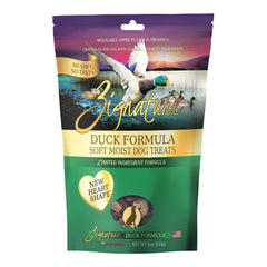 Zignature Dog Soft & Moist Grain-Free Duck Treats – 4 oz