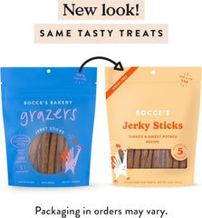 Bocce's Bakery Jerky Stick Dog Treats – Turkey & Sweet Potato, 4 oz