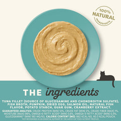 Applaws Natural Tuna Fillet & Pumpkin Mousse Senior Cat Food – 12 Pack (2.47 oz Pouches)