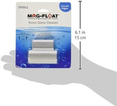 Nano 22 Cleaner for Curved Glass | Magfloat Magnetic Betta Fish Tank Cleaner | Magnet Cleaning Tool for Aquarium Scrubber Brush Cleaning Tool