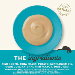 Applaws Natural Tuna Puree Cat Treat Sachets 10 x 6 / .5 oz