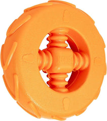 KONG Squeakz Wheel Dog Toy – Large Orange