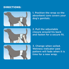 Four Paws Wee-Wee Products Disposable Dog Diaper Super Absorbent Liners 10 counts