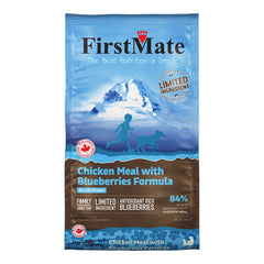 FirstMate Limited Ingredient Grain-Free Cage-Free Chicken & Blueberry Dog Food – Kibble