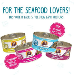 Weruva, Cat Classic Seafood & Eat It! Variety Pack Canned Cat Food (Pack of 12)