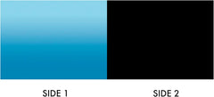 Penn-PLAX Double-Back Roll-A-Scene Aquarium Background – Double Sided Roll – Midnight Sea (Black) / Caribbean Blue – 32” x 50’