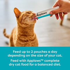 Applaws Natural Tuna Puree Cat Treat Sachets 10 x 6 / .5 oz
