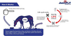JustiFLY® Equine 8-8-8™ Top Dress – Long-Lasting Fly Control for Horses