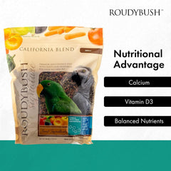 Roudybush California Blend Bird Food Small Pellets – 2.75 lb