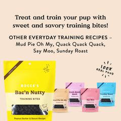 Bocce's Bakery Bac'N Nutty Training Dog Treats – 6 oz