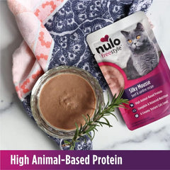 Nulo Freestyle Wet Cat Food 24 Pack Mousse, Smooth As Silk Texture with High Animal-Based Protein for Complete and Balanced Nutrition Your Kitten to Senior Cat Will Crave