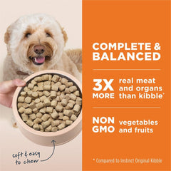 Instinct Freeze Dried Raw Meals, Natural Dry Dog Food, Grain Free - Grass Fed Lamb, 14 oz. Bag