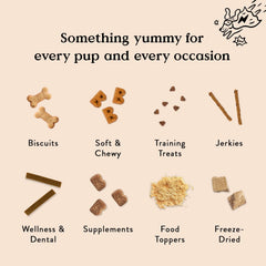 Bocce's Bakery Dailies Sweet Dreams Dog Treats for Bedtime Support, Wheat-Free Dog Treats, Made with Real Ingredients, Baked in The USA, All-Natural Soft & Chewy, Banana & Honey, 6 oz