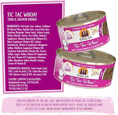 Weruva Wet Cat Food, Tic Tac Whoa with Tuna and Salmon Pate