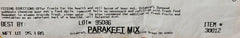 Sun Seed Company Bss30012 Economical Mix Parakeet Food, 25-Pound
