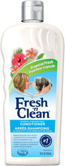 Fresh N Clean - PetAg Fresh ’n Clean Oatmeal ’n Baking Soda Conditioner, Tropical Fresh Scent - 18 oz - Gently Cleans, Soothes & Deodorizes Dogs with Vitamin E & Aloe Vera - Soap Free