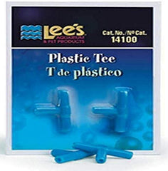 Lee's Pet Products ALE14100 2-Piece Card Plastic Tee for Aquarium Pumps Brand: Lee's