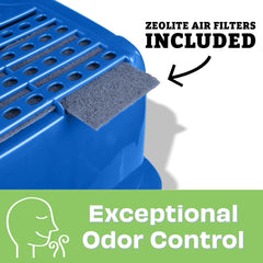 Van Ness Pets Odor Control, Giant Enclosed Cat Pan with Odor Door, Hooded