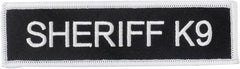 Boss Dog Tactical Hook-Backed Patch for Boss Boss Dog Tactical Harnesses, Sheriff K9