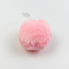 McLovin Cat Pom Pom Balls - Cat Toy Balls Feature Chirping Sound for Hours of Interactive Indoor Play - Fluffy, Soft Balls for Cats Made from Resilient EVA Material - Pack of 3 Colorful Cat Balls