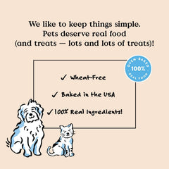 Bocce's Bakery Campfire S'Mores Treats for Dogs, Wheat-Free Everyday Dog Treats, Made with Real Ingredients, Baked in The USA, All-Natural Soft & Chewy Cookies, Peanut Butter, Carob, & Vanilla, 6 oz