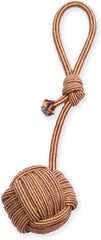 Mammoth Pet Products Extra Flossy Chew Monkey Fist Tug w/Loop Handle Dog Toy