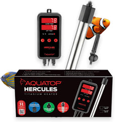 Aquatop Hercules Titanium Heater with Digital Controller – for 300-Gallon Tanks – Adjustable Temperature – for Fresh & Saltwater Aquariums