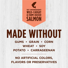 Instinct Original Grain Free Real Salmon Recipe Natural Wet Canned Cat Food by Nature's Variety, 5.5 oz. Cans (Case of 12)