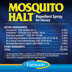 Farnam® Mosquito Halt® Equine Repellent Spray – 32 oz