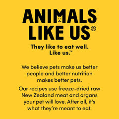 Animals Like Us - Premium Dog Treats, Freeze-Dried Raw 100% Grass-Fed Lamb Heart, Single Ingredient, Protein Rich, Non-GMO, No Wheat or Corn, 3 oz
