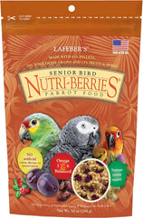 LAFEBER'S Senior Bird Nutri-Berries Pet Bird Food, Made with Non-GMO and Human-Grade Ingredients, 10 oz