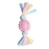 Snugarooz Snuggle Ball Dog Toy – TPR with Braided Cotton Rope – Aids Dental Health – Durable for Chewing & Fetch Play - Made from Recycled Materials