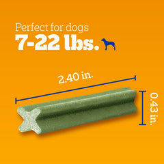 PEDIGREE DENTASTIX Dental Dog Treats for Small Dogs Fresh Flavor Dental Bones, 12.66 oz. Pack (51 Treats)