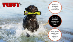 TUFFY Ocean Creature Turtle, Durable Dog Toy, Large