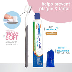 Nylabone Advanced Oral Care Puppy Dental Kit with Pillowy Soft-Bristle Toothbrush