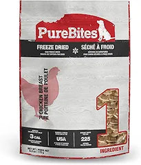 PureBites Chicken Freeze Dried Dog Treats, 1 Ingredient, Made in USA