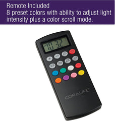 Coralife Aquarium Fish Tank Marine Salt Water or Fresh Water Seascape LED Adjustable Light with Remote Control, 48"-54"