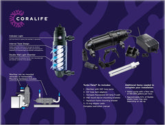 Coralife Aquarium Fish Tank Marine Salt Water Turbo-Twist UV Sterilizer