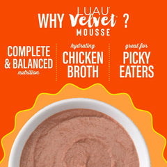 Tiki Cat Luau Velvet Mousse, Chicken in Broth, Complete Nutrition for Balanced Diet, Wet Cat Food For All Life Stages