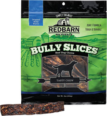 Redbarn Pet Products All-Natural Rawhide Bully Slices - Bully Stick Flavor - Premium Grain-Free Beef Hide Treats High Protein Low Fat for Chewers