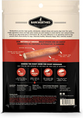Barkworthies USA Hickory Smoked Thick Bully Sticks - 6 Inch 3 Count (Pack of 1) - All-Natural, Smoky Aroma, Great for Large Breeds