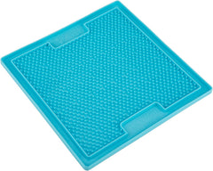 LickiMat Classic Soother Slow Feeder for Dogs Lick Mat Boredom Anxiety Reducer Perfect for Food Treats Yogurt Liquid Food Peanut Butter Fun Alternative to a Slow Feed Dog Bowl, Turquoise
